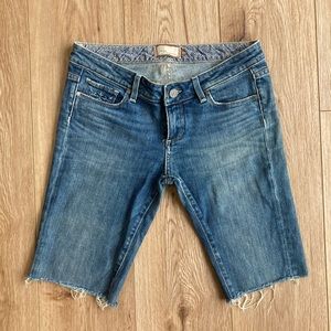 Paige Denim Cut Off Bermuda Shorts Size 29